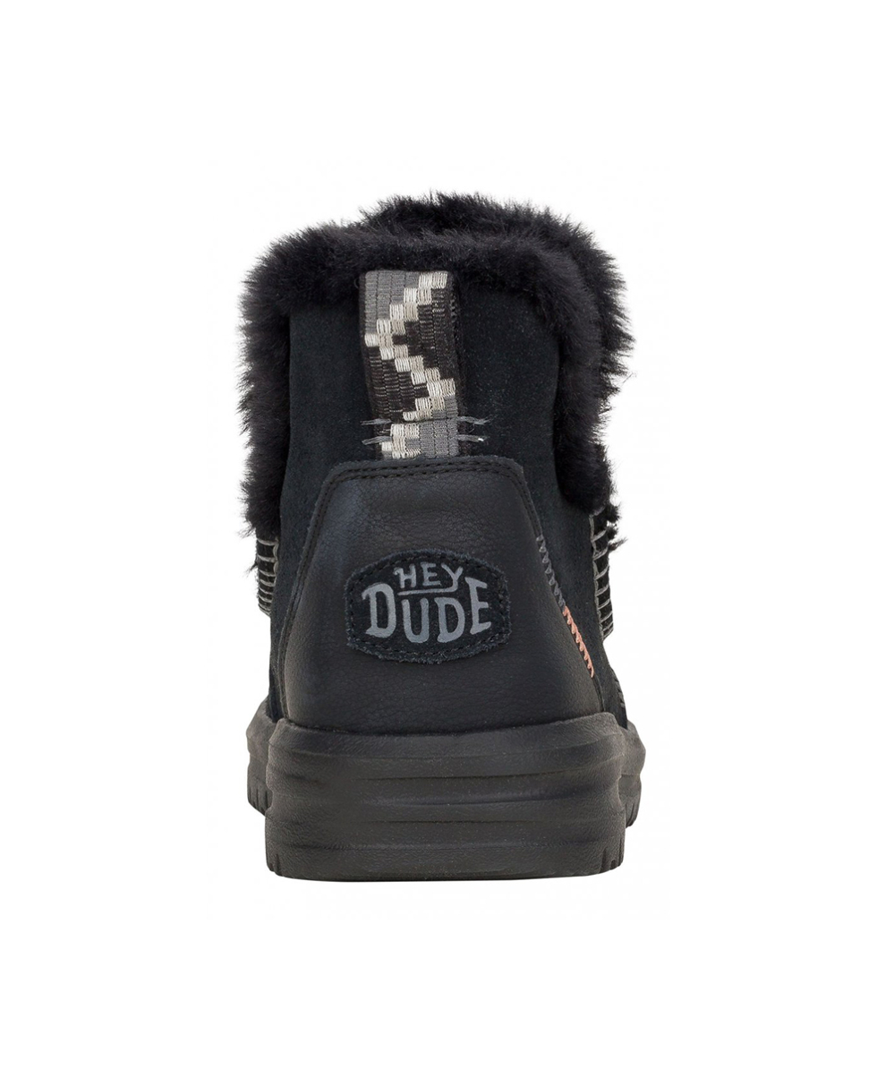 DUDE - SCARPA DONNA - CAMDEN SUEDE - 42028-060 - BLACK