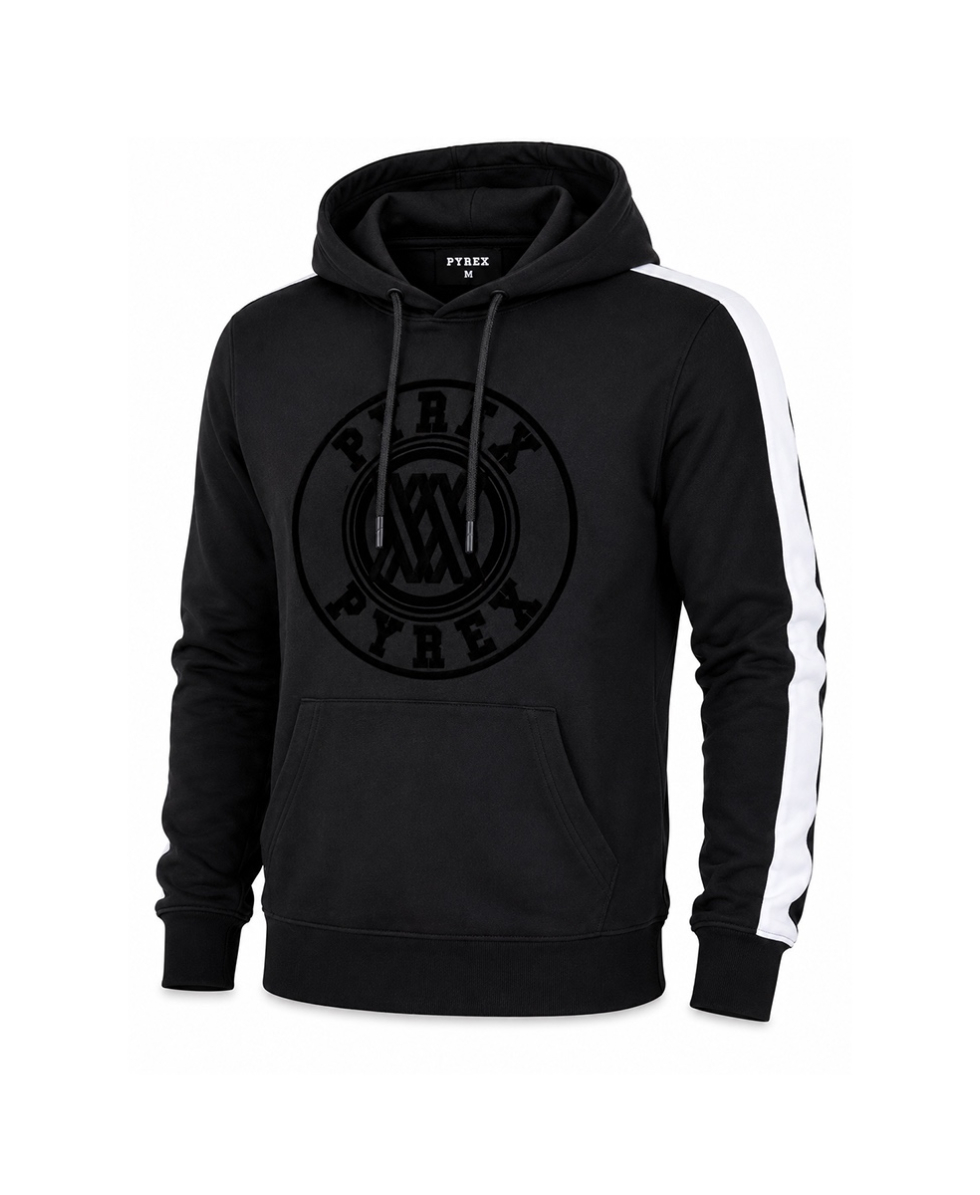 PYREX - FELPA CAPPUCCIO UOMO - 19IPB40371- BLACK