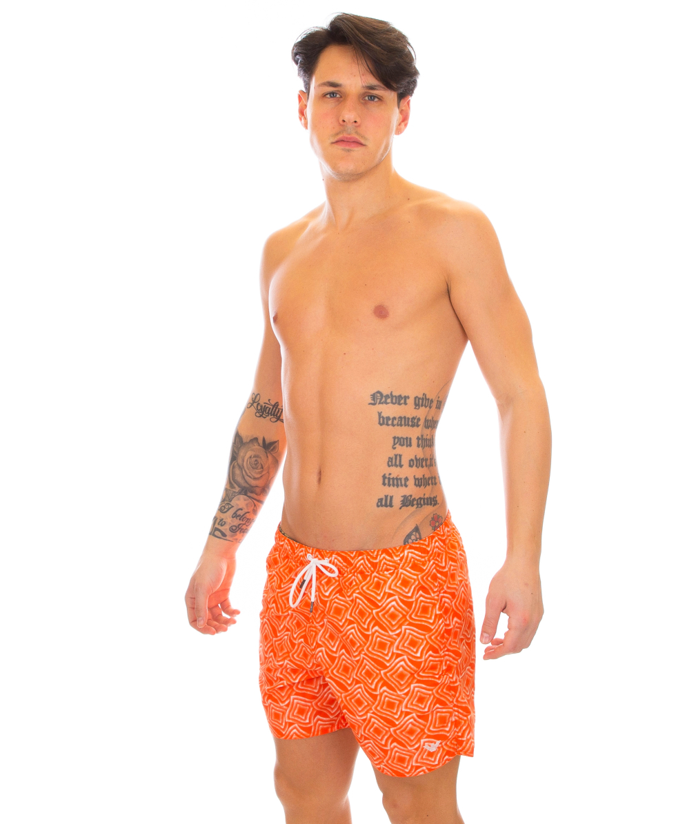 EMPORIO ARMANI - COSTUME SHORT - 211740 9P453 08862 - MANDARIN RED