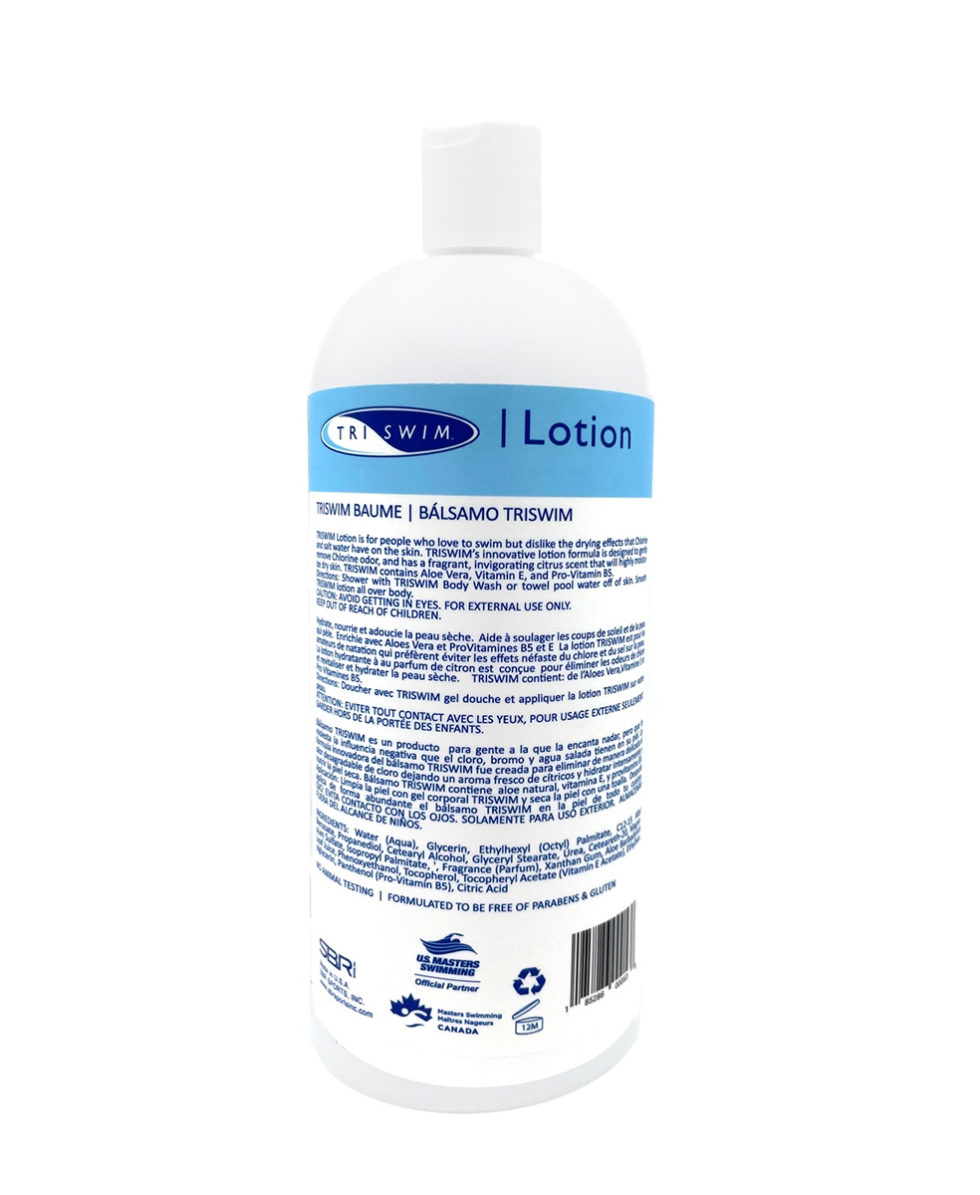 TRISWIM - MOISTURIZING & REGENERATING BODY LOTION FOR SWIMMERS - 946ml - ZEN GRAPEFRUIT