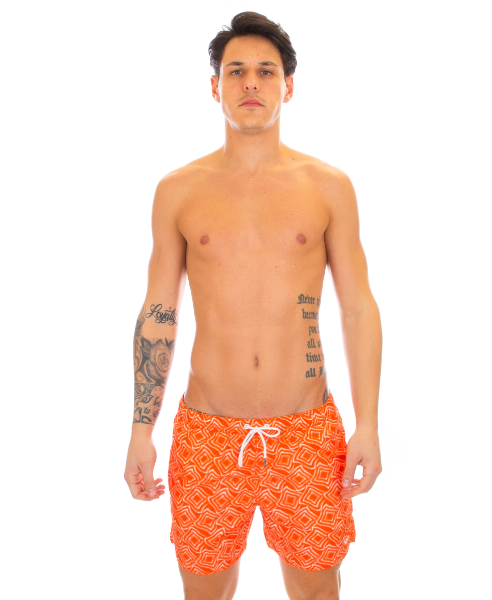 EMPORIO ARMANI - COSTUME SHORT - 211740 9P453 08862 - MANDARIN RED