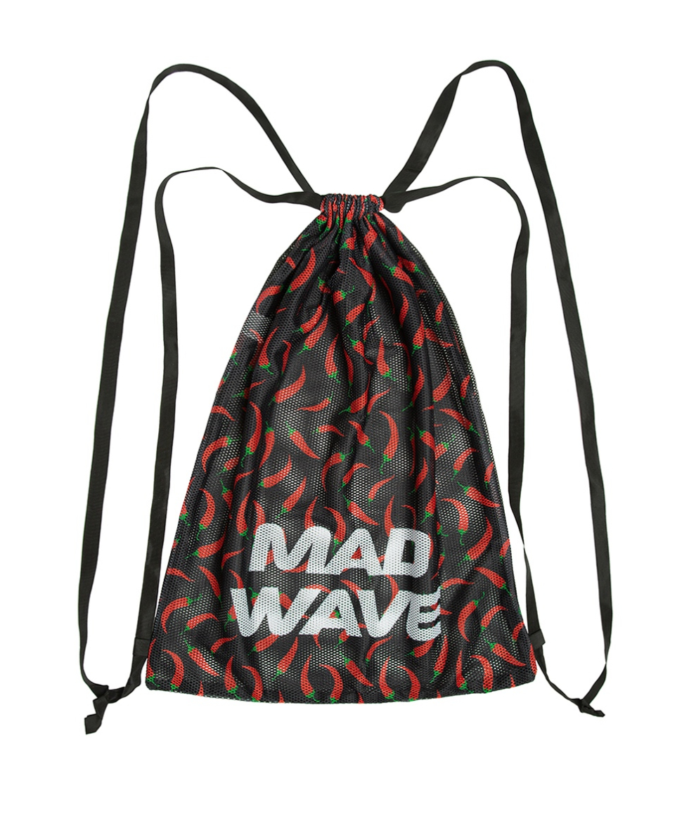 MAD WAVE - DRY MESH BAG - 65X50 - M111801021W  - BLACK/RED PEPPER