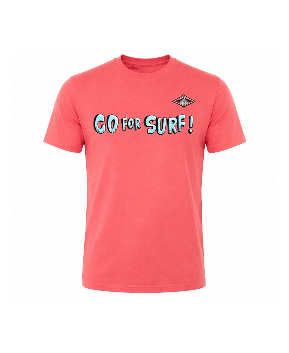 BEAR - T-SHIRT M/C BOY JUNIOR - GO SURF - P2 O 2556-2790-407 DUBARRY - SALMONE