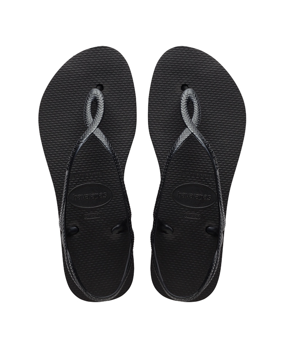 HAVAIANAS - SANDALO DONNA - LUNA FLATFORM - 4148600-0090 - BLACK
