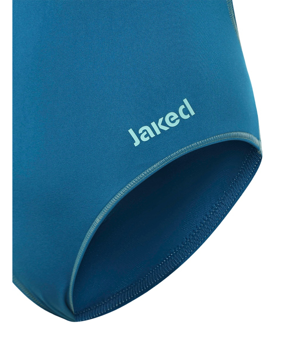 JAKED - COSTUME INTERO MILANO THIN STRAP - JWNUD05005 - OCEAN BLUE/AQUA