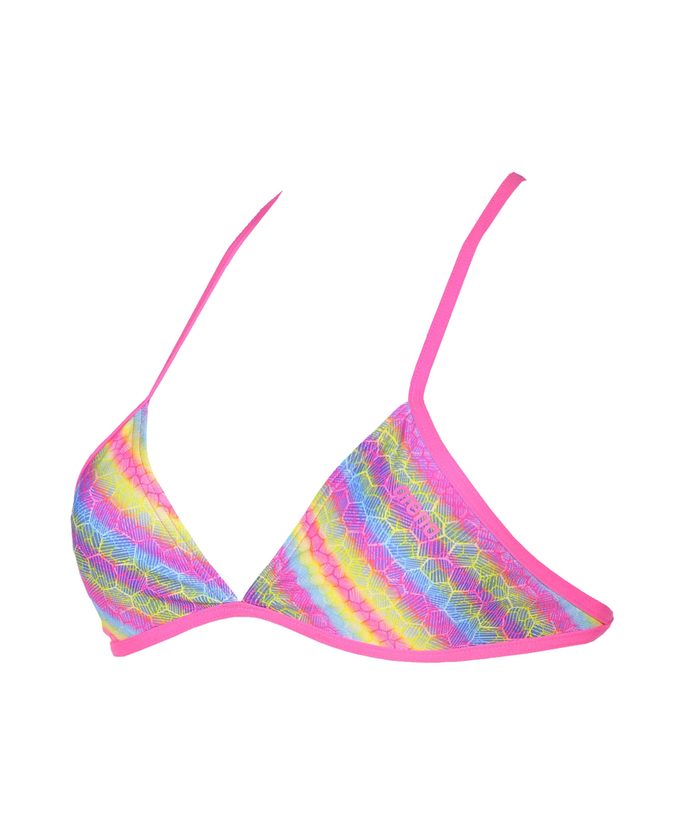 ARENA - COSTUME TOP - TRIANGLE FEEL - 001108959 - PAPARAZZIMULTI/FRESIA ROSE - MAXLIFE