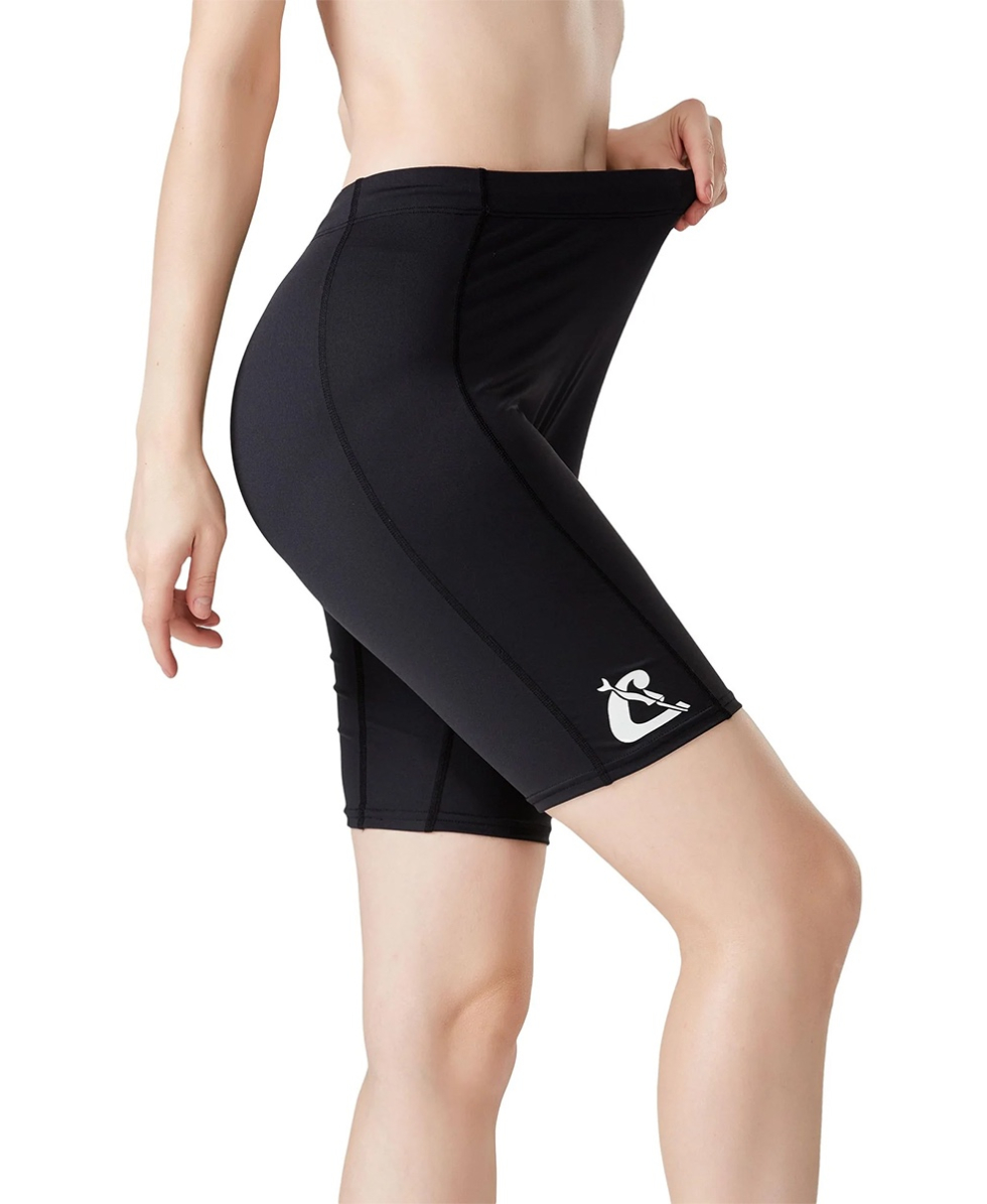 CRESSI - SHORT DONNA - RASHGUARD IN LYCRA SPF50 - NH01001 - BLACK