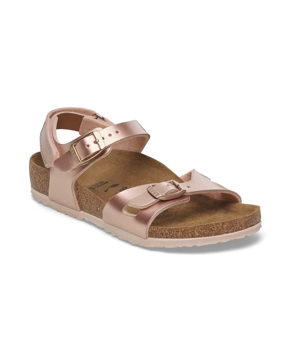 BIRKENSTOCK - SANDALO KIDS - RIO ELECTRIC METALLIC COPPER - 1029535
