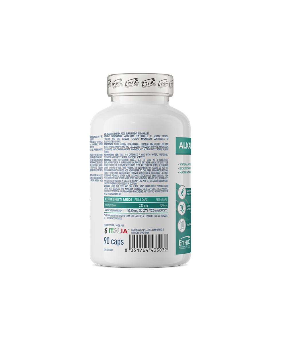 ETHIC SPORT - ALKALINE SYSTEM - PER LA NORMALE FUNZIONE MUSCOLARE - 90 TABS