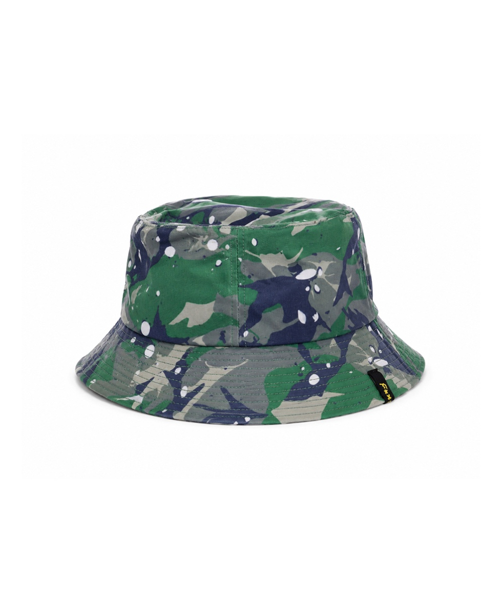 F**K - CAPPELLO PESCATORE - BUCKET HAT - A404U - CAMO GREEN