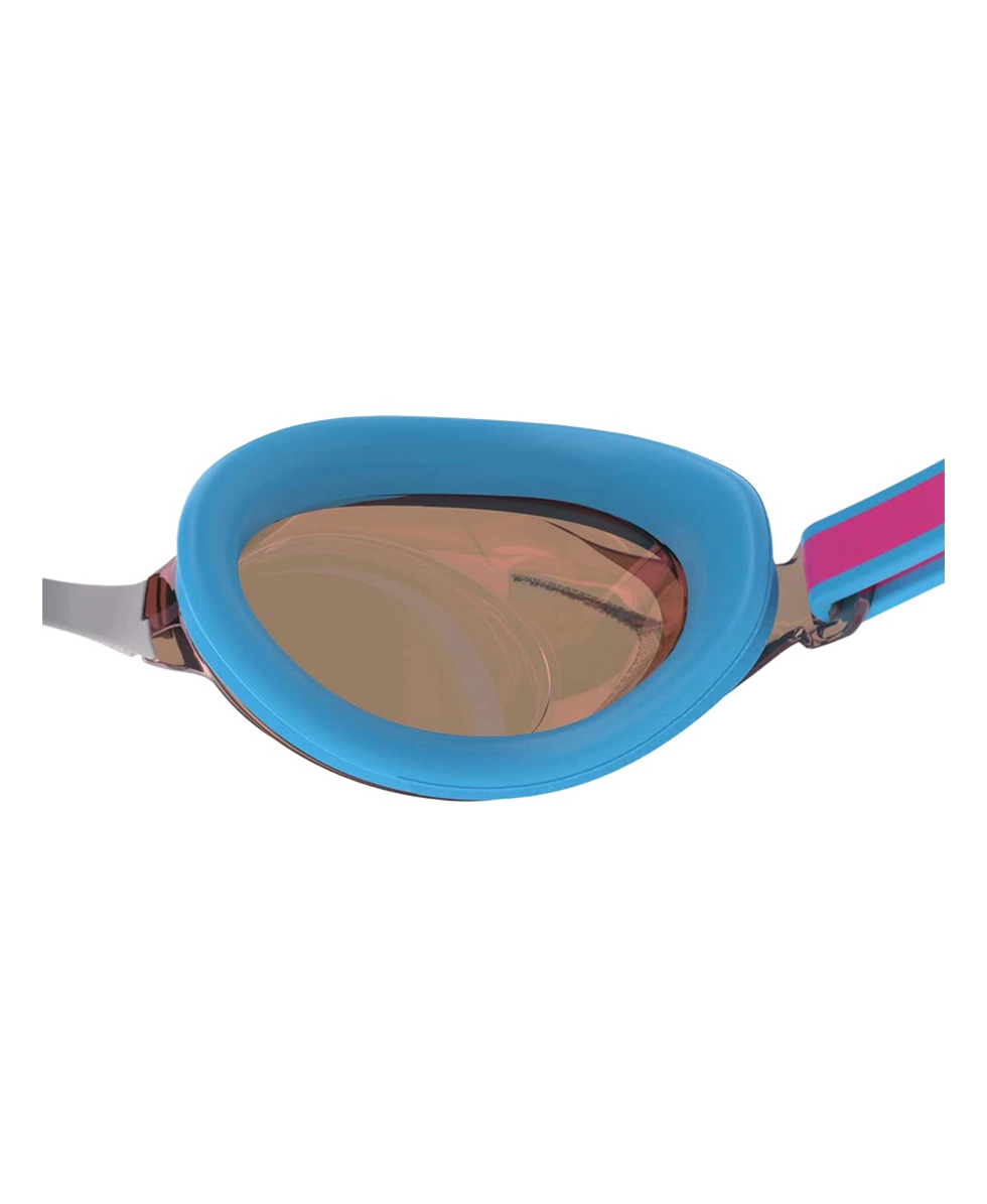 SPEEDO - OCCHIALINO JUNIOR VANQUISHER 3.0 MIRROR - 00475116553 - PICTION BLUE/PINK