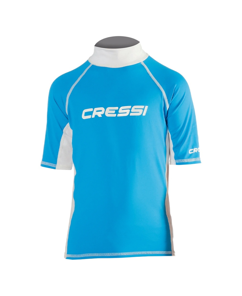 CRESSI - MAGLIA JUNIOR - RASHGUARD IN LYCRA SPF50 - LW47690 - BLUE