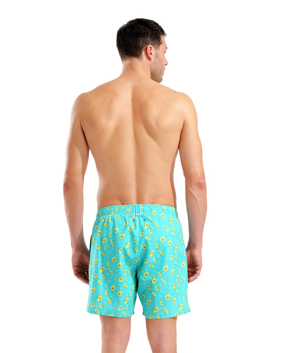ARENA - COSTUME SHORT - WATER PRINTS BEACH SHORT - 007153860 - AVOCADO