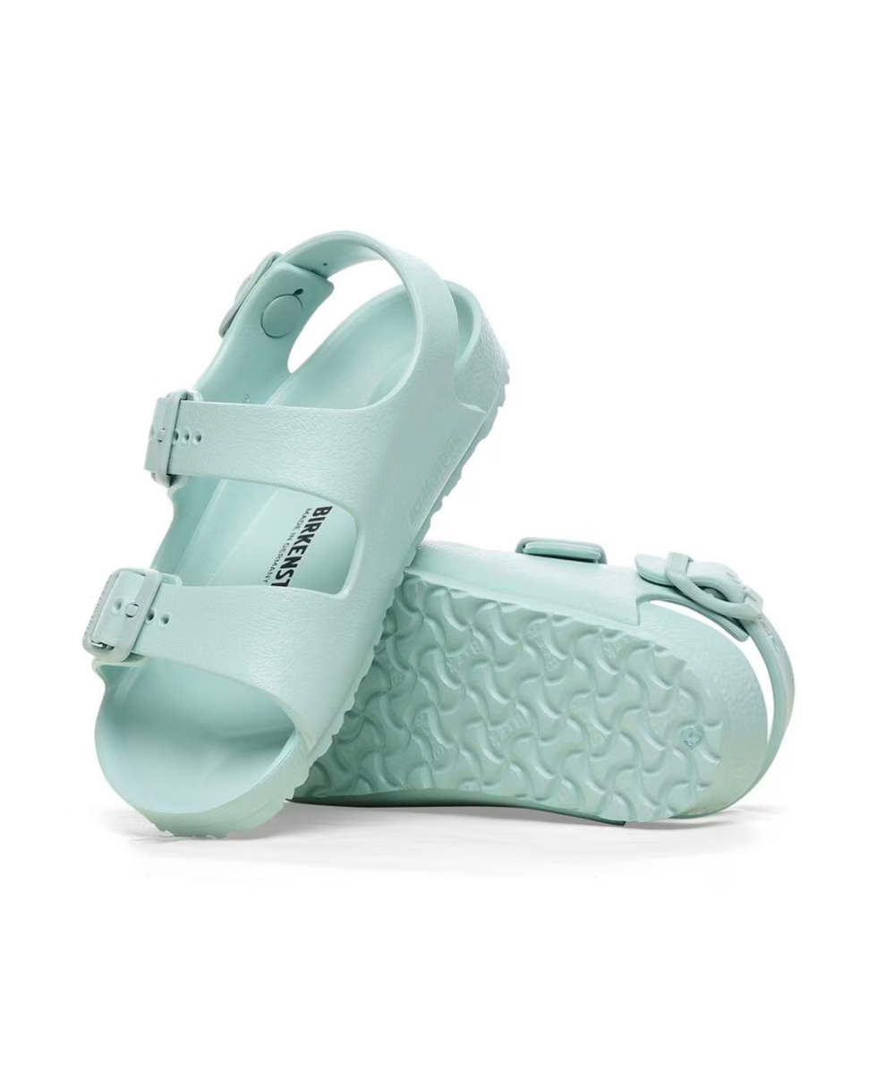 BIRKENSTOCK - SANDALO KIDS - MILANO SURF GREEN - 1026751