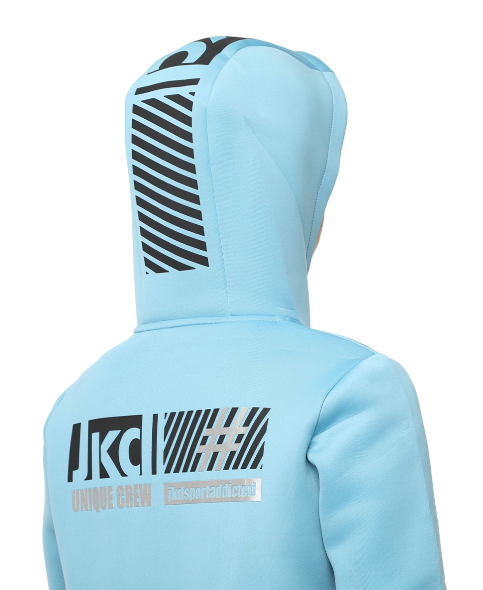 JAKED - FELPA DONNA - SIDERALIS - JKFL5N501D - LIGHT BLUE/BLACK