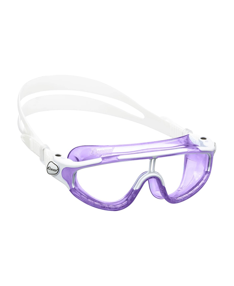 CRESSI - MASCHERA NUOTO JUNIOR - KING BALOO - DE203741 - LILAC, CLEAR LENSES