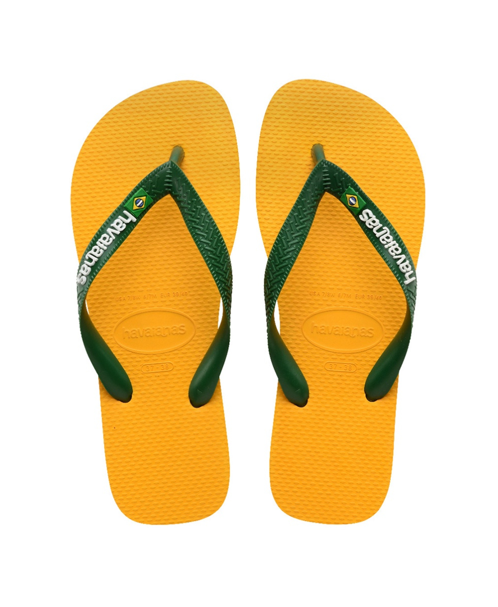 HAVAIANAS - INFRADITO JUNIOR - BRASIL LOGO - 4110850-1740 - POP YELLOW