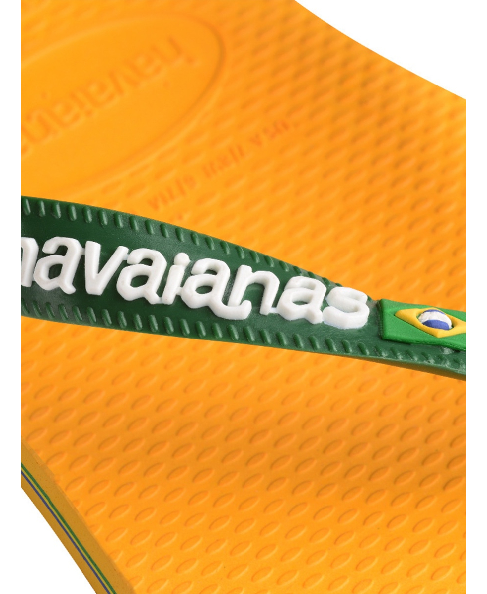 HAVAIANAS - INFRADITO JUNIOR - BRASIL LOGO - 4110850-1740 - POP YELLOW