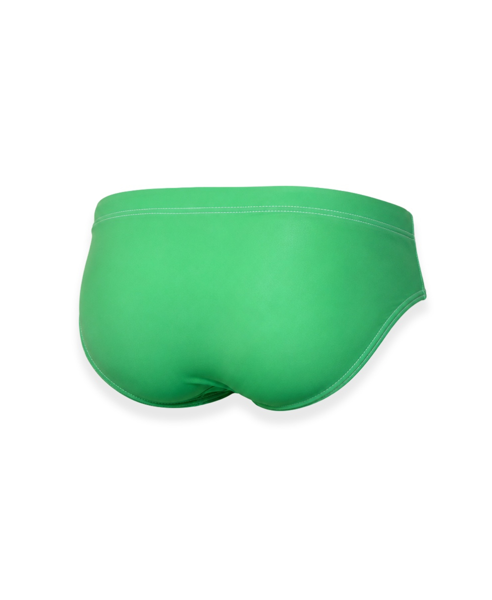 BIKKEMBERGS - COSTUME SLIP 8 cm - L03-P279-8100 - GREEN/WHITE