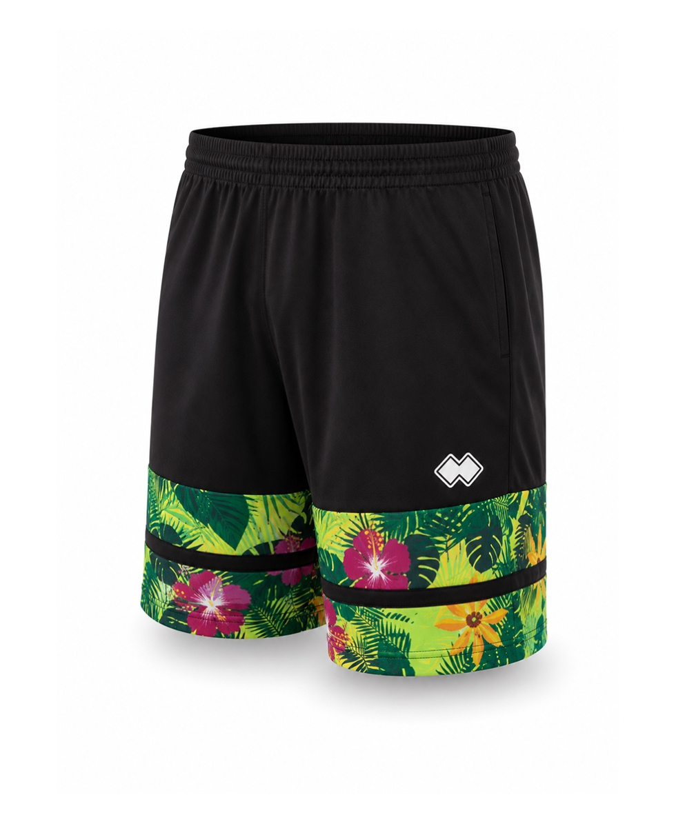 ERREA - PANTALONCINO UOMO SEA SHORTS - R17P1I0Z43410 - BLACK/FLOWERS