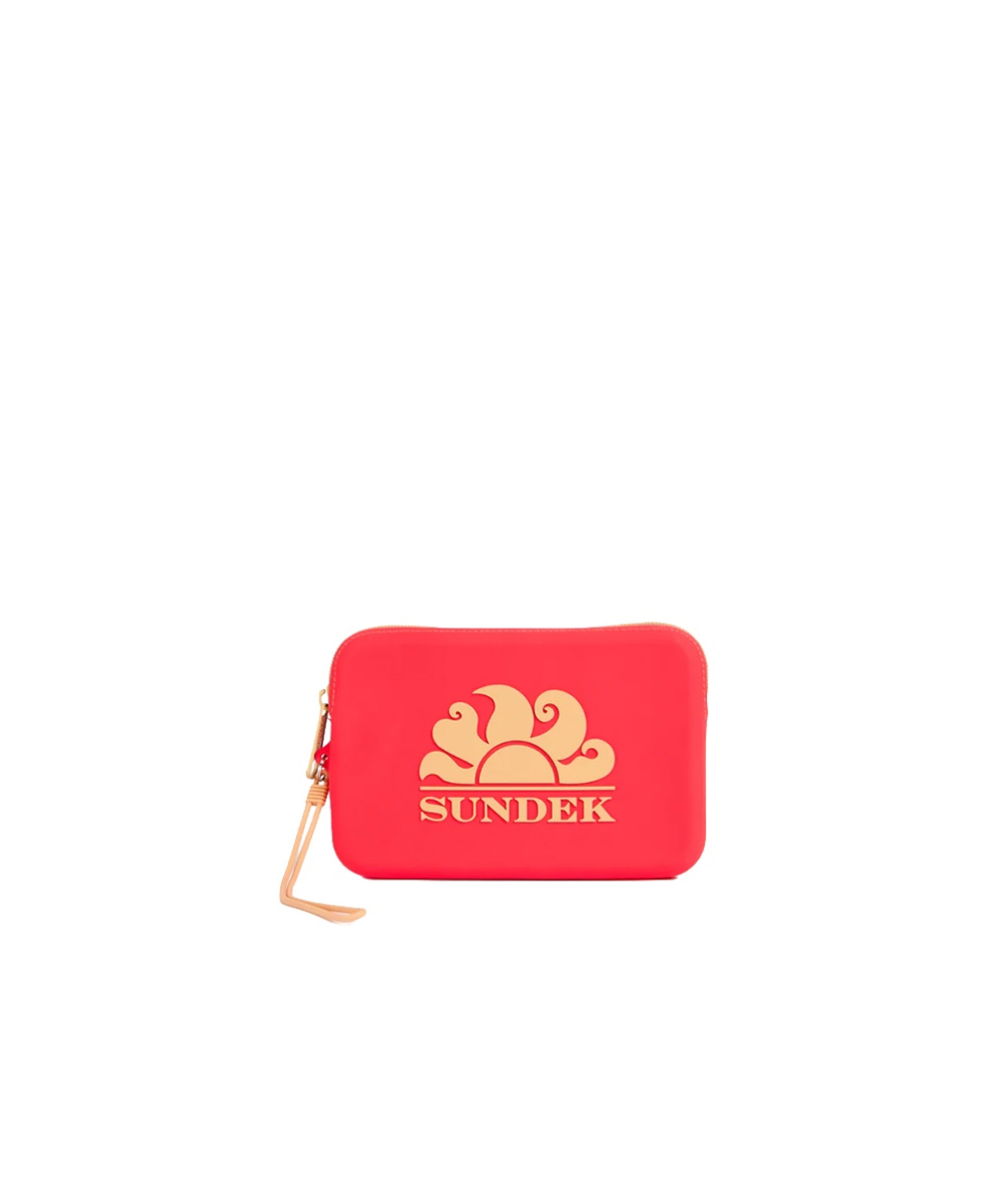 SUNDEK - POCHETTE / SMALL NECESSAIRE - AW748ABSL100-A8701 - RED CORAL