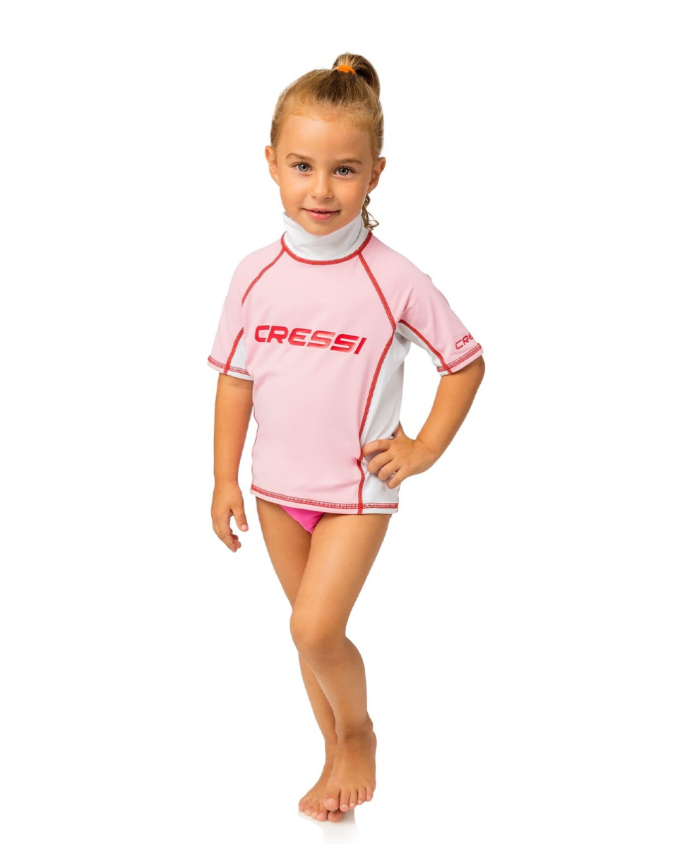 CRESSI - MAGLIA JUNIOR - RASHGUARD IN LYCRA SPF50 - LW47700 - PINK