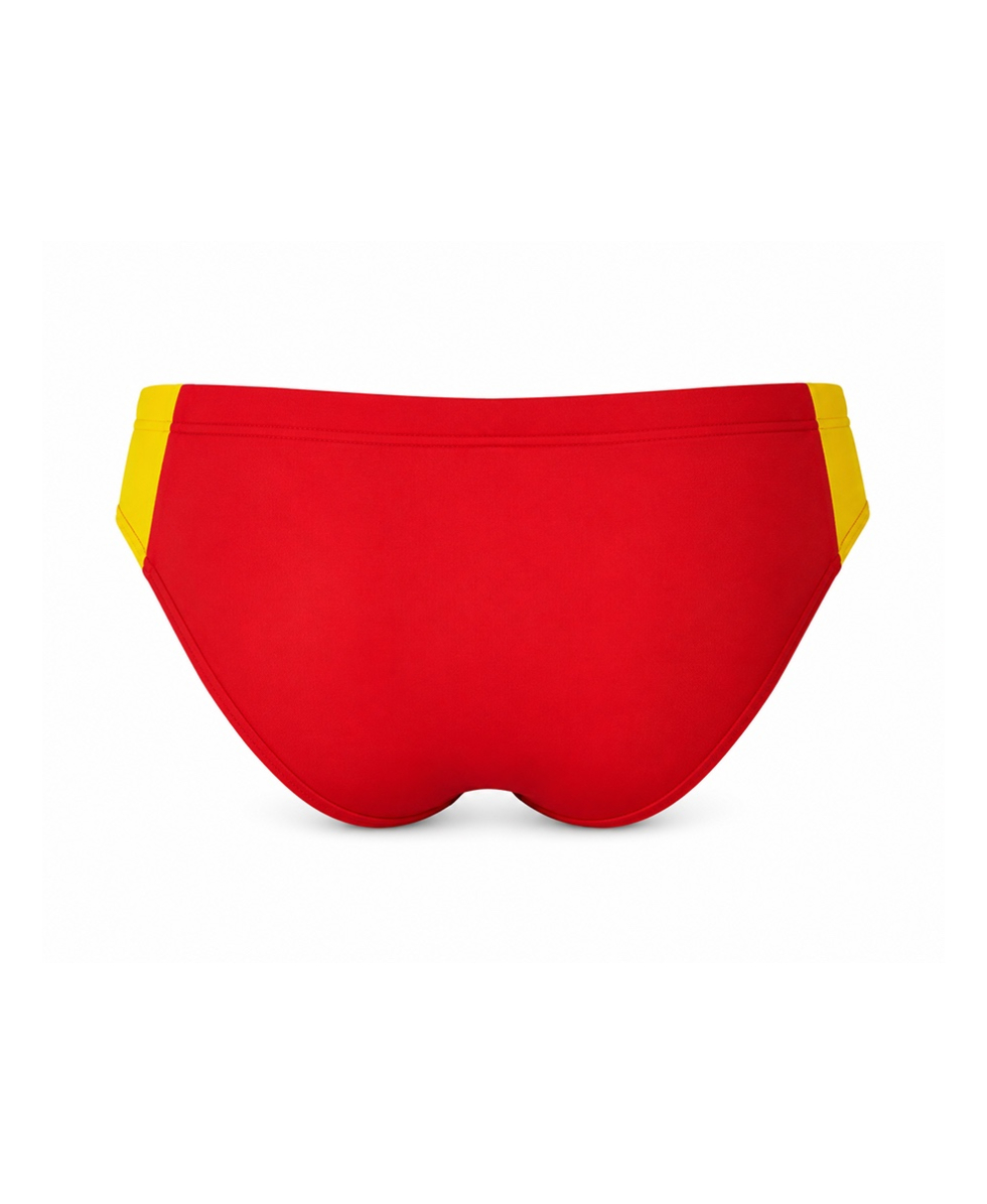 MASTERNUOTO - COSTUME SLIP 5cm - ARNOLD - E - ROSSO/GIALLO