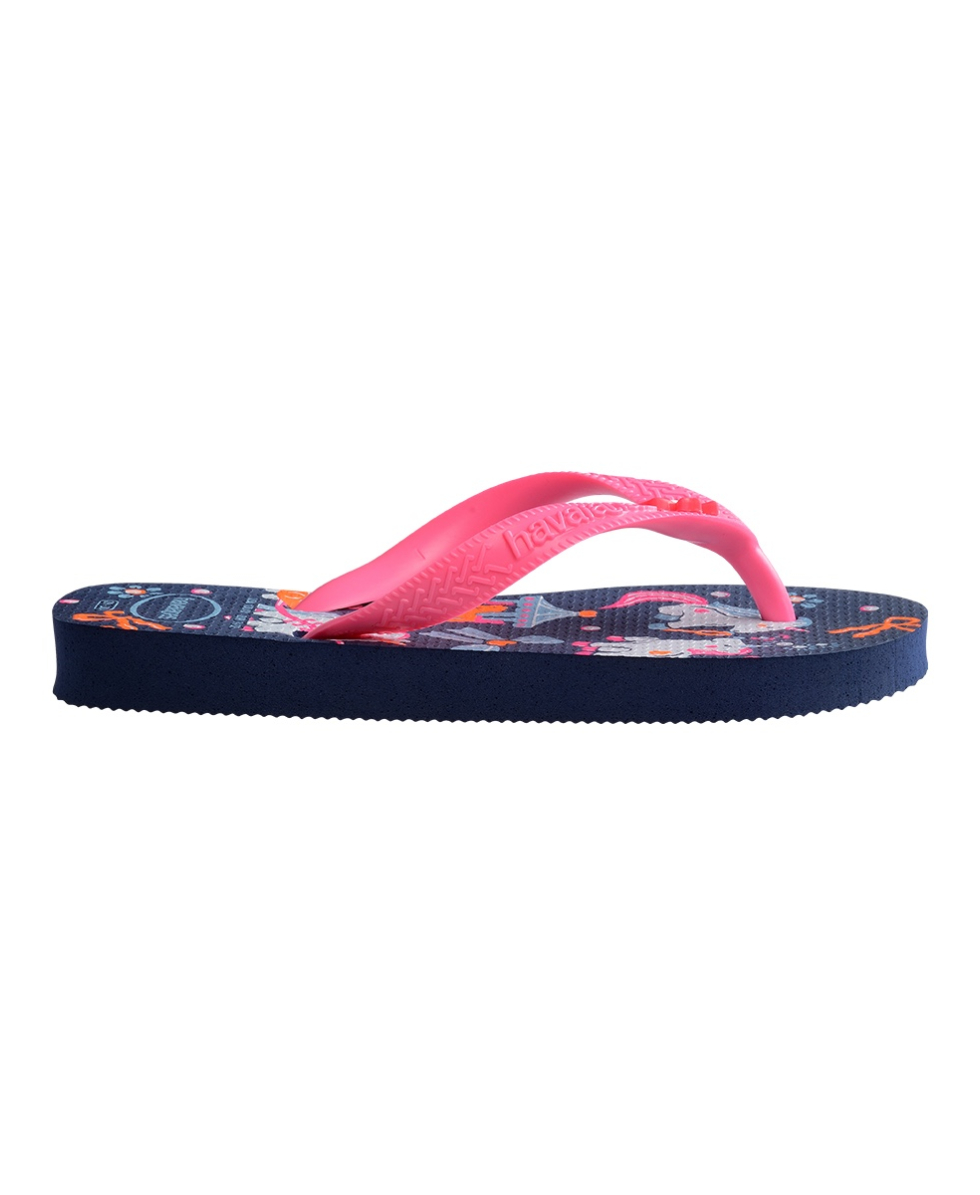 HAVAIANAS - INFRADITO JUNIOR - KIDS FANTASY - 4103405-5557 - NAVY BLUE/PINK