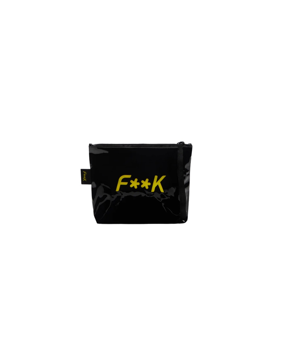 F**K - POCHETTE - 20x16cm - FK23-PCHFKUNR - BLACK - A