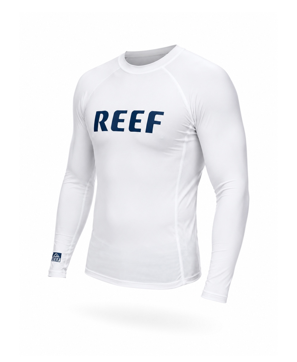 REEF - T-SHIRT LYCRA L/S - COMP RASHER - 00E106WHI - WHITE