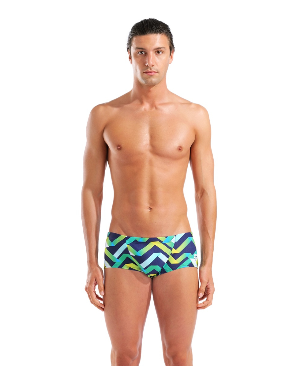 ARENA - COSTUME BOXER - TEXTURE LOW WAIST SHORT - 010731750 - NAVY/MULTI