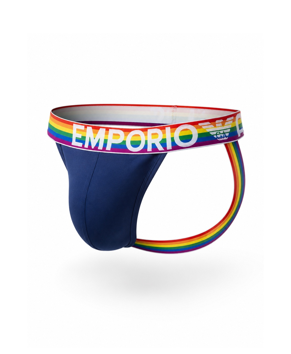 EMPORIO ARMANI - JOCKSTRAP - RAINBOW - 111579 2R513 90535 - PATRIOT BLUE