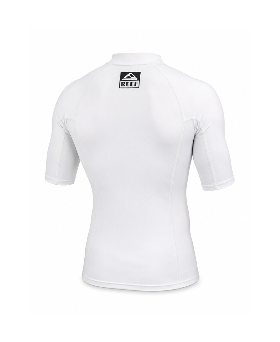 REEF - T-SHIRT LYCRA M/C - LOGO RASH 5 - 00E107WHI - WHITE