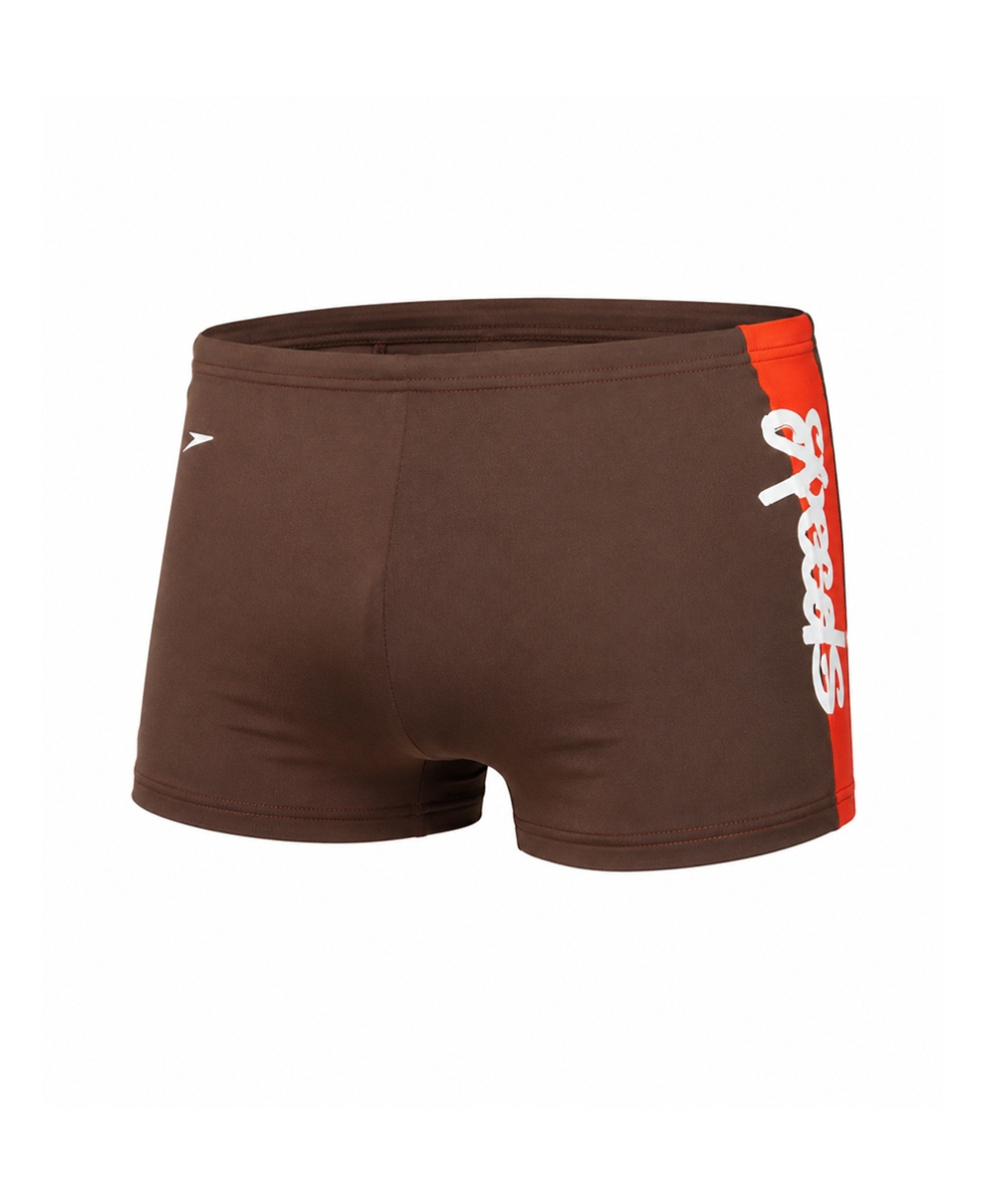 SPEEDO - COSTUME BOXER JUNIOR - TRICKSTER AQUASHRT PNL JNR TRICSER - MARRONE/ARANCIONE - 00-436-2764