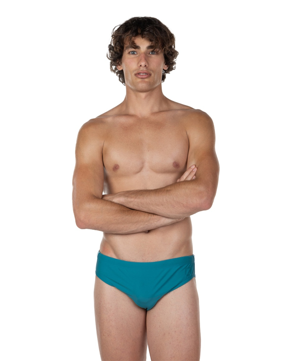 AQUARAPID - COSTUME UOMO SLIP - QPAKO DS - OCEAN GREEN