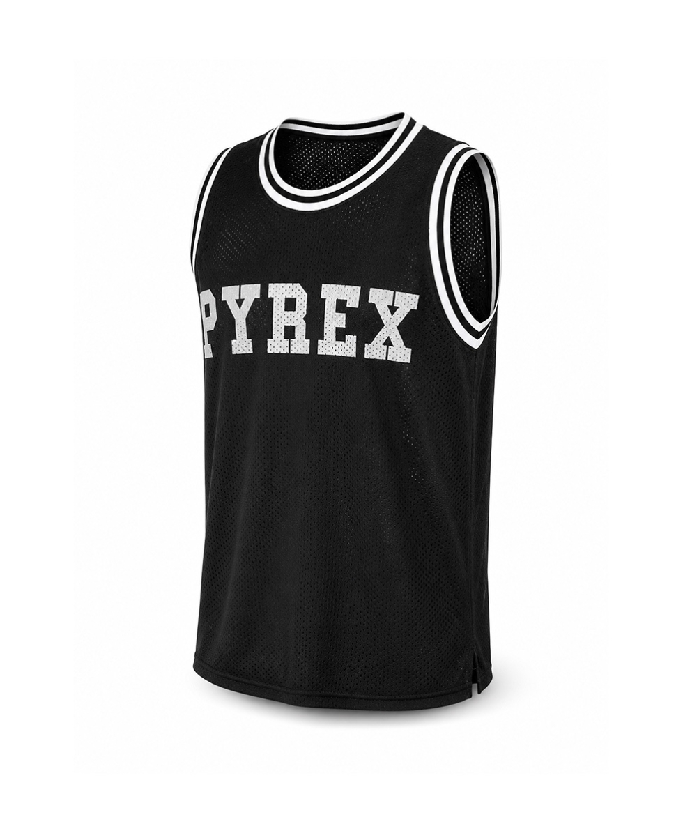 PYREX - CANOTTA IN RETE UNISEX - 18EPY33301 - BLACK