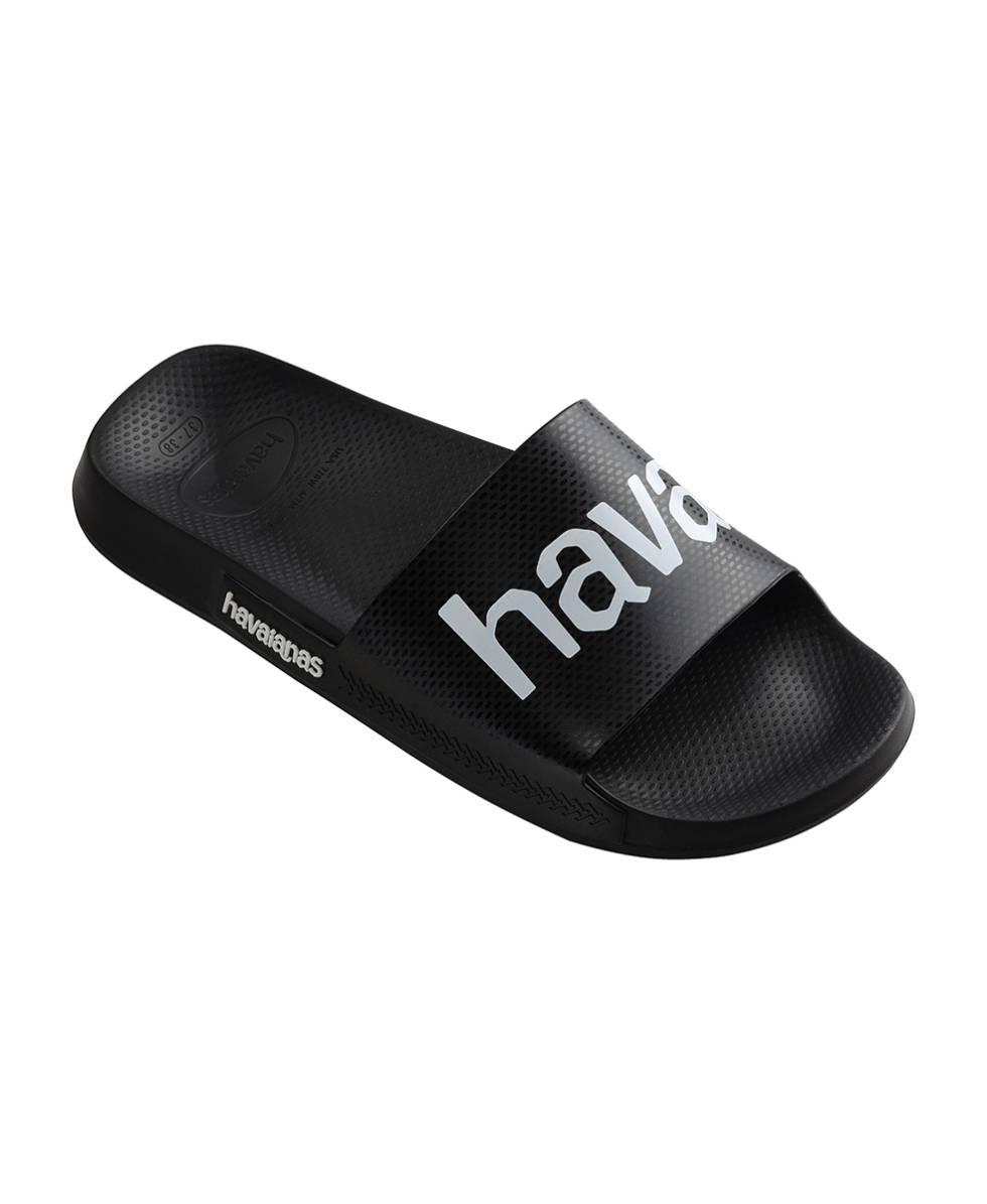 HAVAIANAS - CIABATTE UOMO - SLIDE CLASSIC LOGOMANIA - 4148124-1069 - BLACK