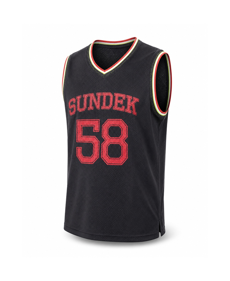 SUNDEK - CANOTTA - TIMMY-V NECK SLEEVELESS - M951TTP1300-325 - MIDNIGHT