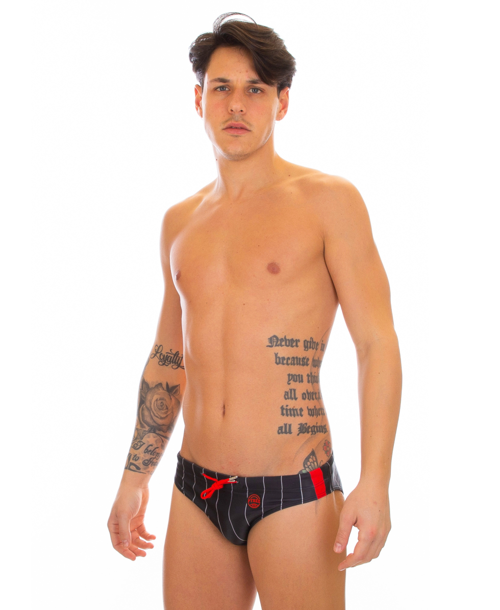 PYREX - COSTUME SLIP - PY19118N - BLACK/RED