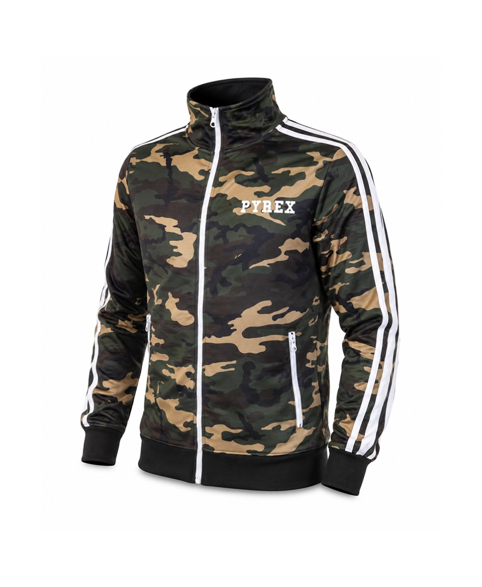 PYREX - GIACCA UNISEX FULL ZIP  - 18IPC34351 - CAMO GREEN