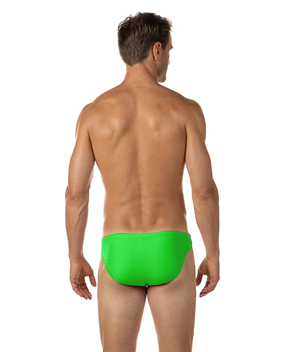 AQUARAPID - COSTUME UOMO SLIP - POLO K - FLUO GREEN