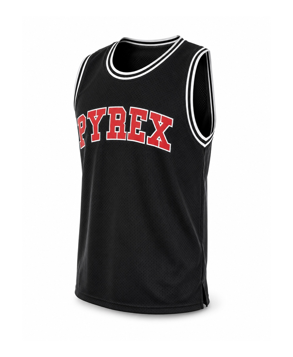 PYREX - CANOTTA IN RETE UOMO - 19EPB40039 - BLACK