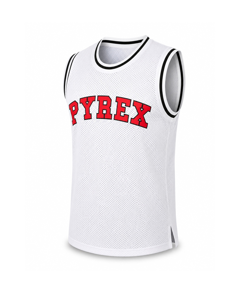 PYREX - CANOTTA IN RETE UOMO - 19EPB40039 - WHITE