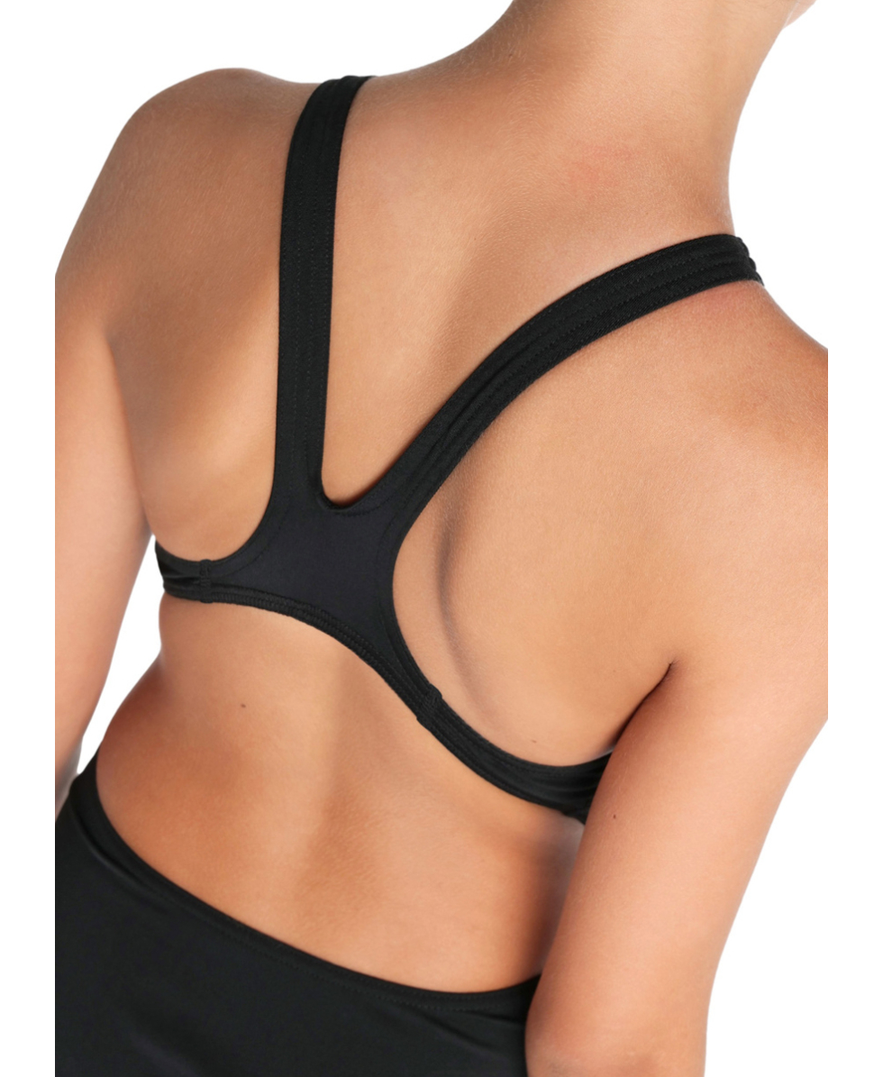 ARENA - COSTUME INTERO BIMBA - TEAM SWIM TECH SOLID - 004764550 - BLACK