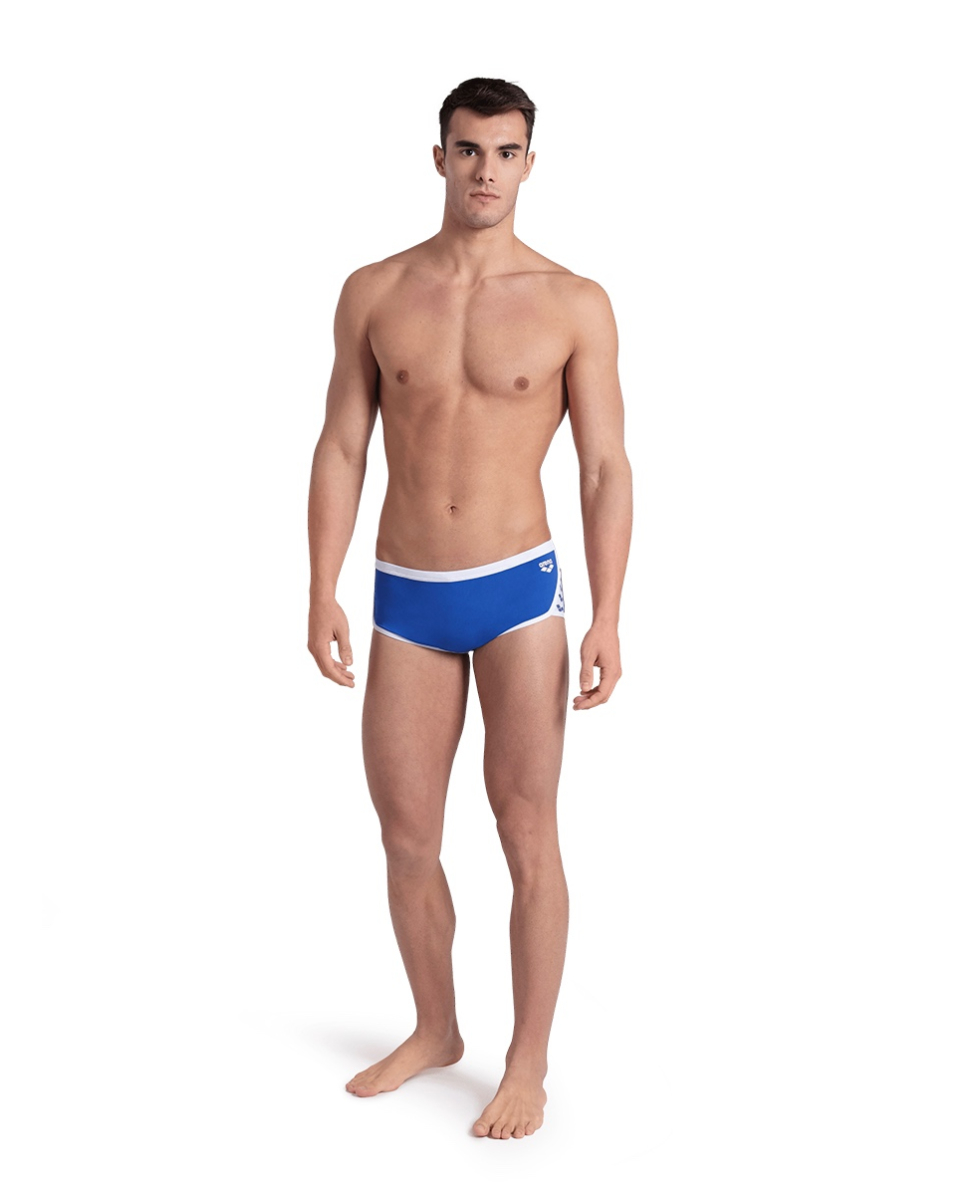 ARENA - COSTUME BOXER - ICONS LOW WAIST SHORT - 005046702 - ROYAL, WHITE