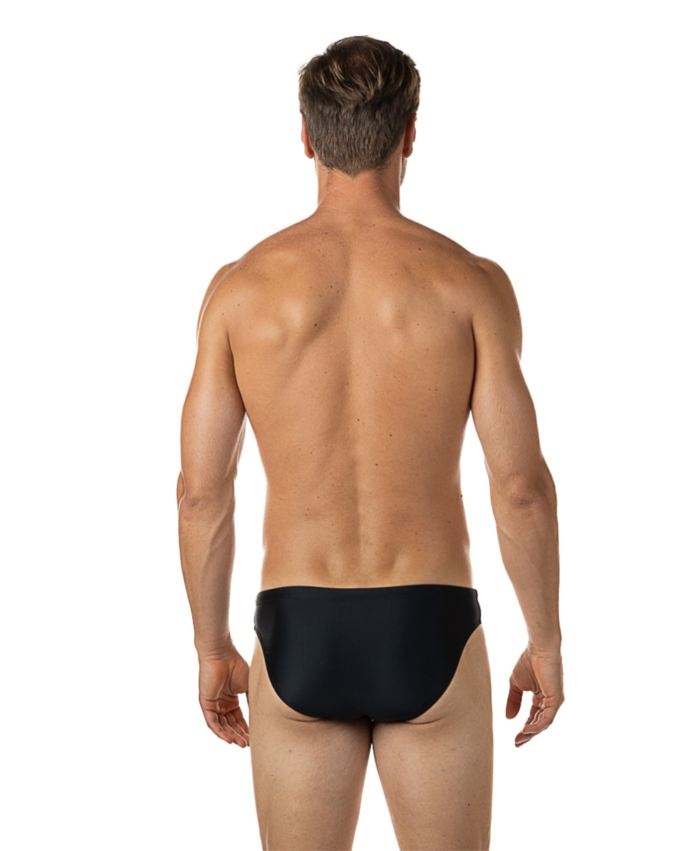 AQUARAPID - COSTUME UOMO SLIP - POLO C - BLACK