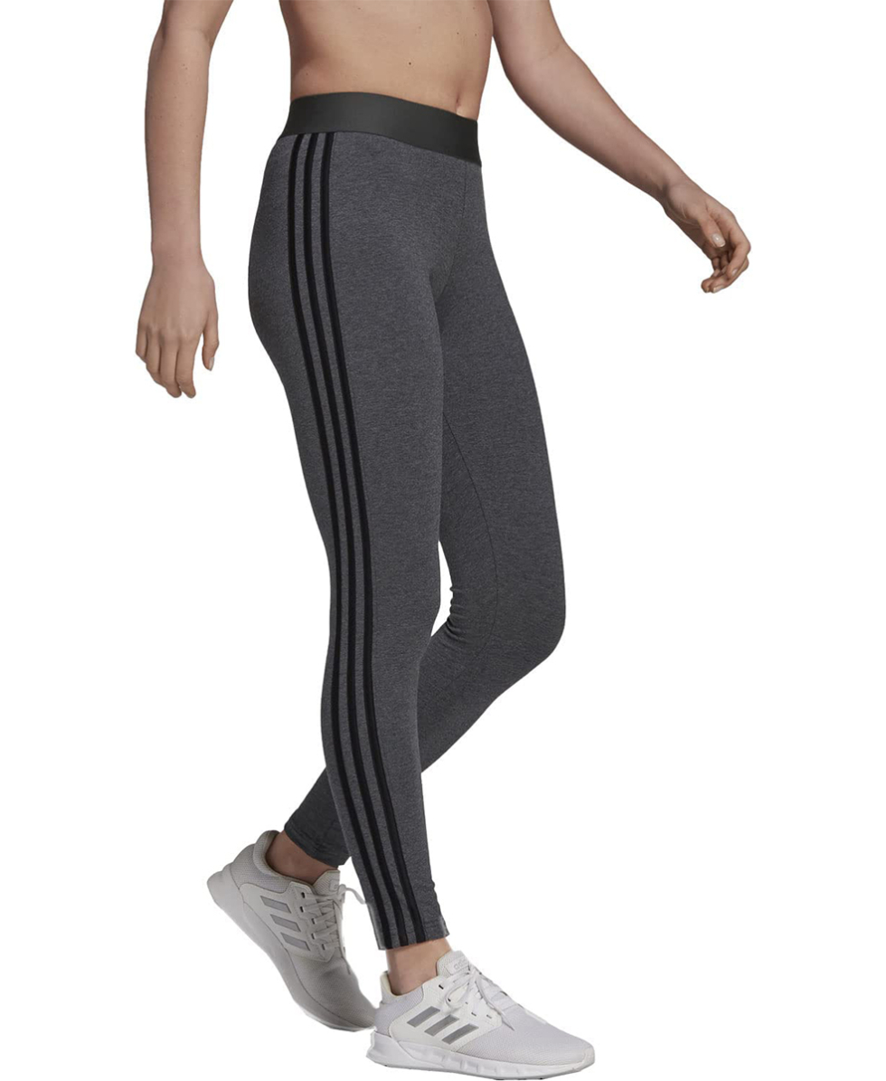 ADIDAS - LEGGINGS DONNA - LOUNGEWEAR ESSENTIALS - GV6019 - DARK GREY/BLACK