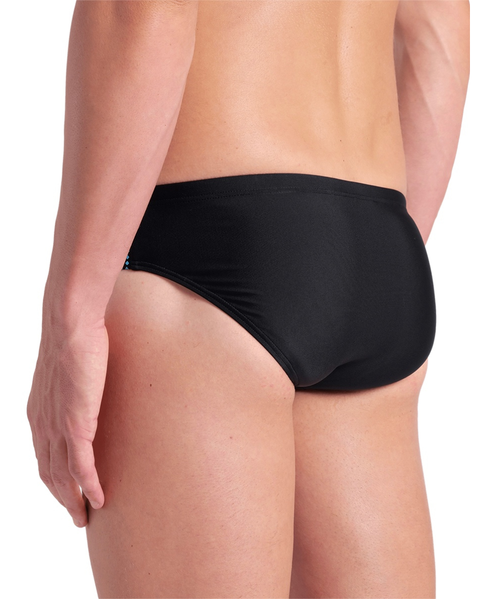 ARENA - SLIP UOMO - GRAPHIC SWIM BRIEF - 007620580 - BLACK/TURQUOISE
