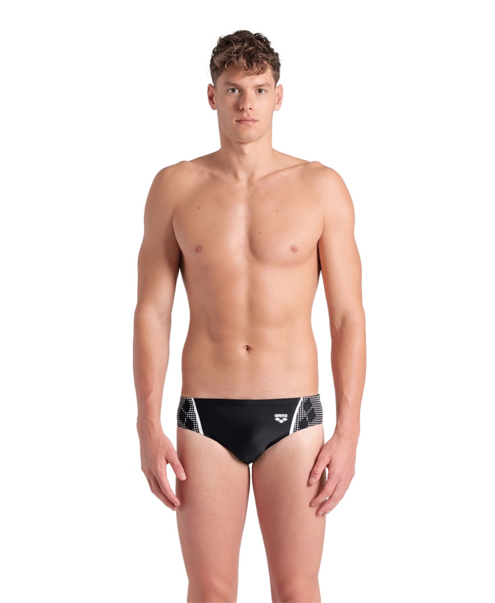 ARENA - SLIP UOMO - GRAPHIC SWIM BRIEF - 007620510 - BLACK/WHITE