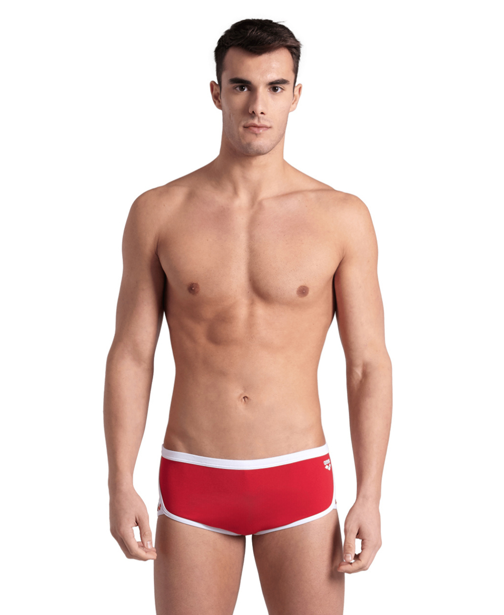 ARENA - COSTUME BOXER - ICONS LOW WAIST SHORT - 005046401 - RED/WHITE